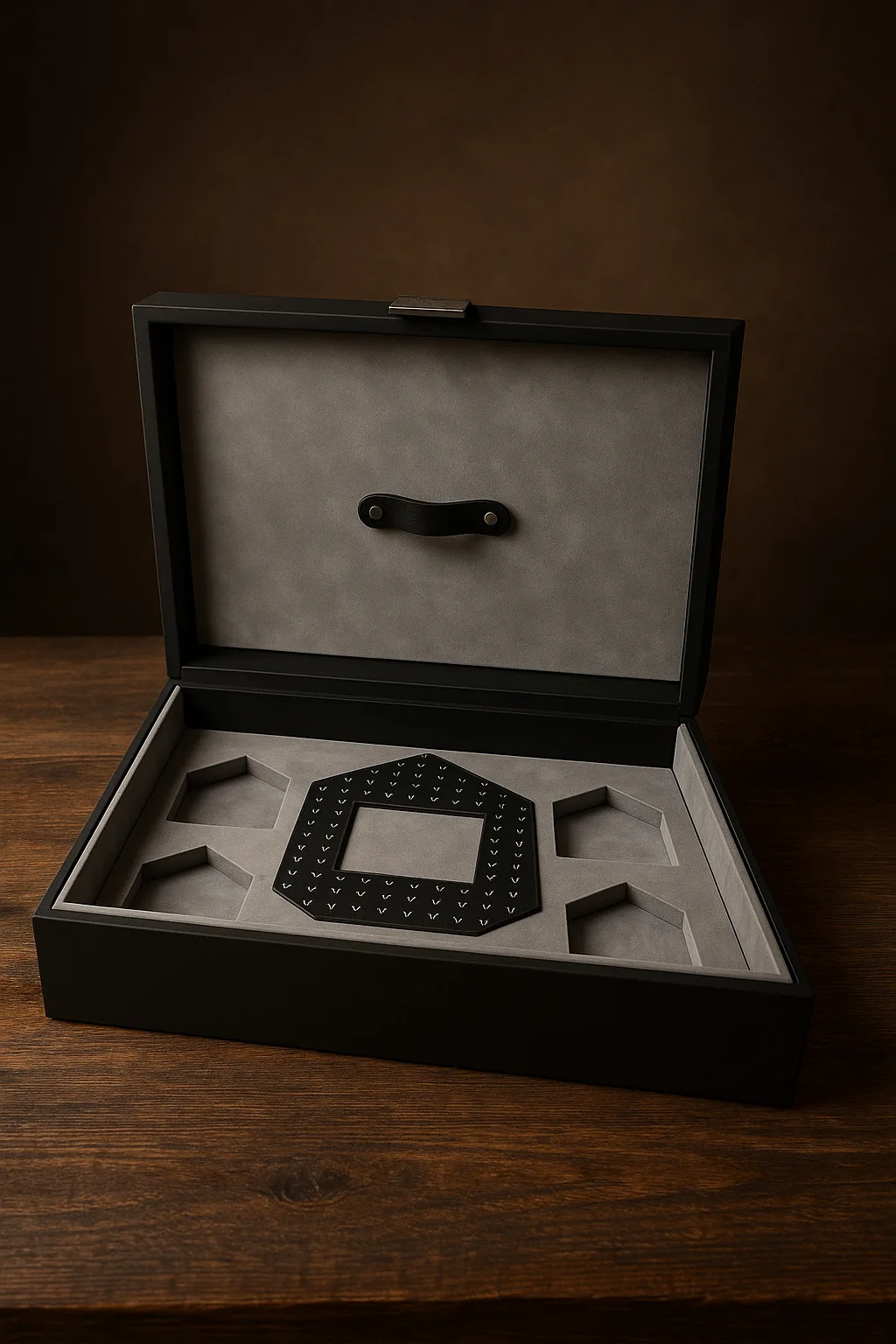 The Crystal & Niche Perfume Chest (صندوق الكريستال والعطور)