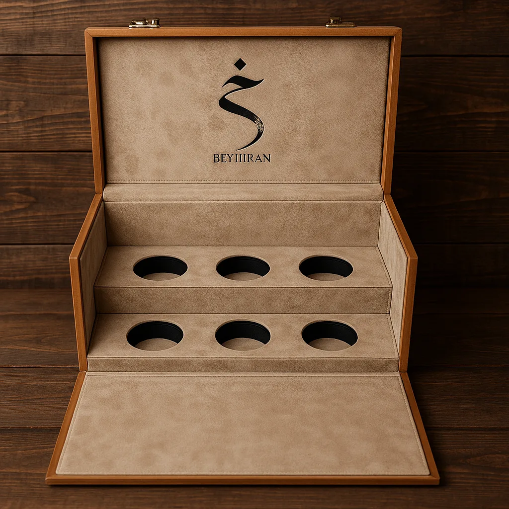 The Royal Crest Leather Trunk (صندوق الشعار الملكي الفاخر)