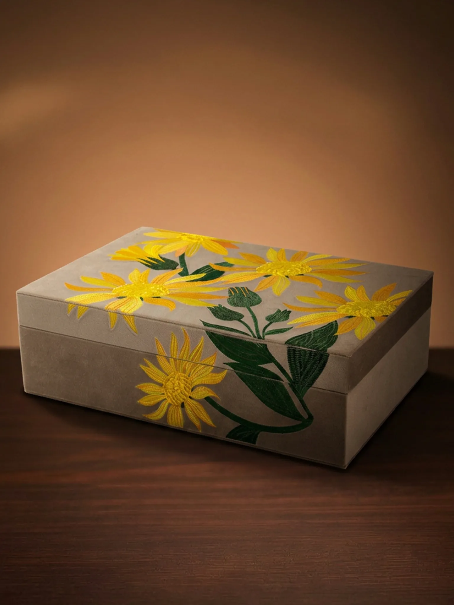Bespoke Embroidered Boxes custom gift box collection Afkar Al Dar